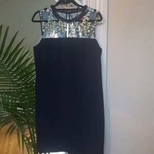 Karl Lagerfeld Navy Blue Dress